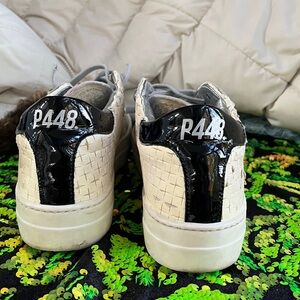 Ivory Leather Sneakers